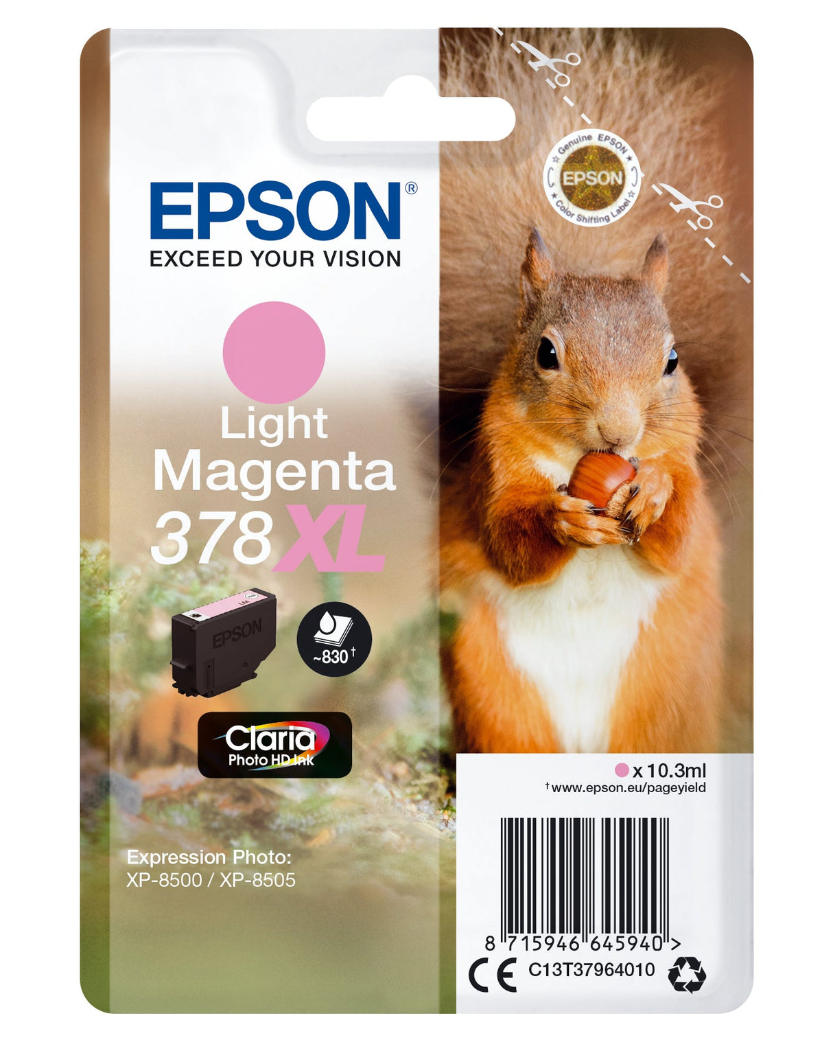 Epson C13T37964010 magenta blekkpatron
