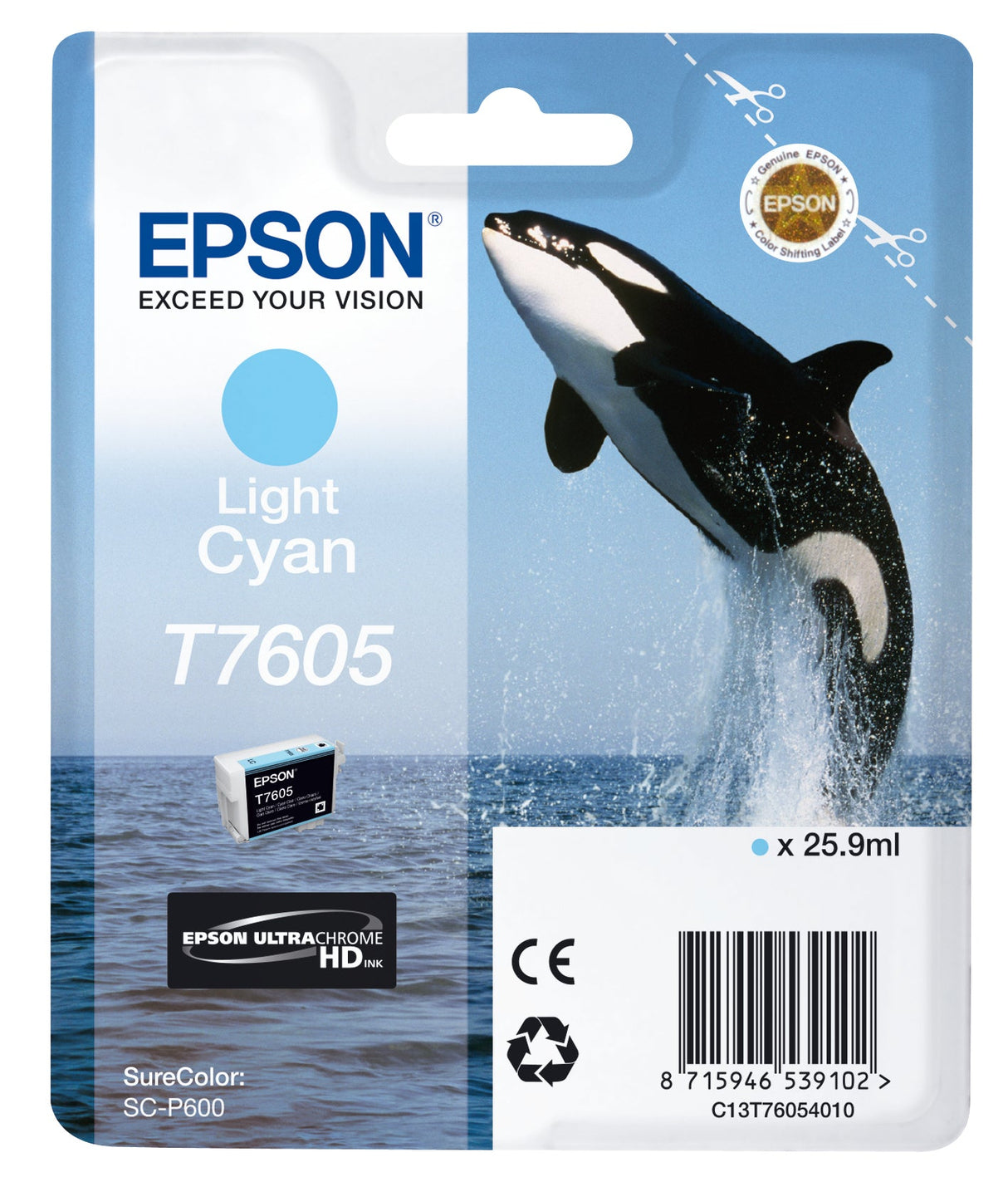 Epson C13T76054010 cyan blekkpatron