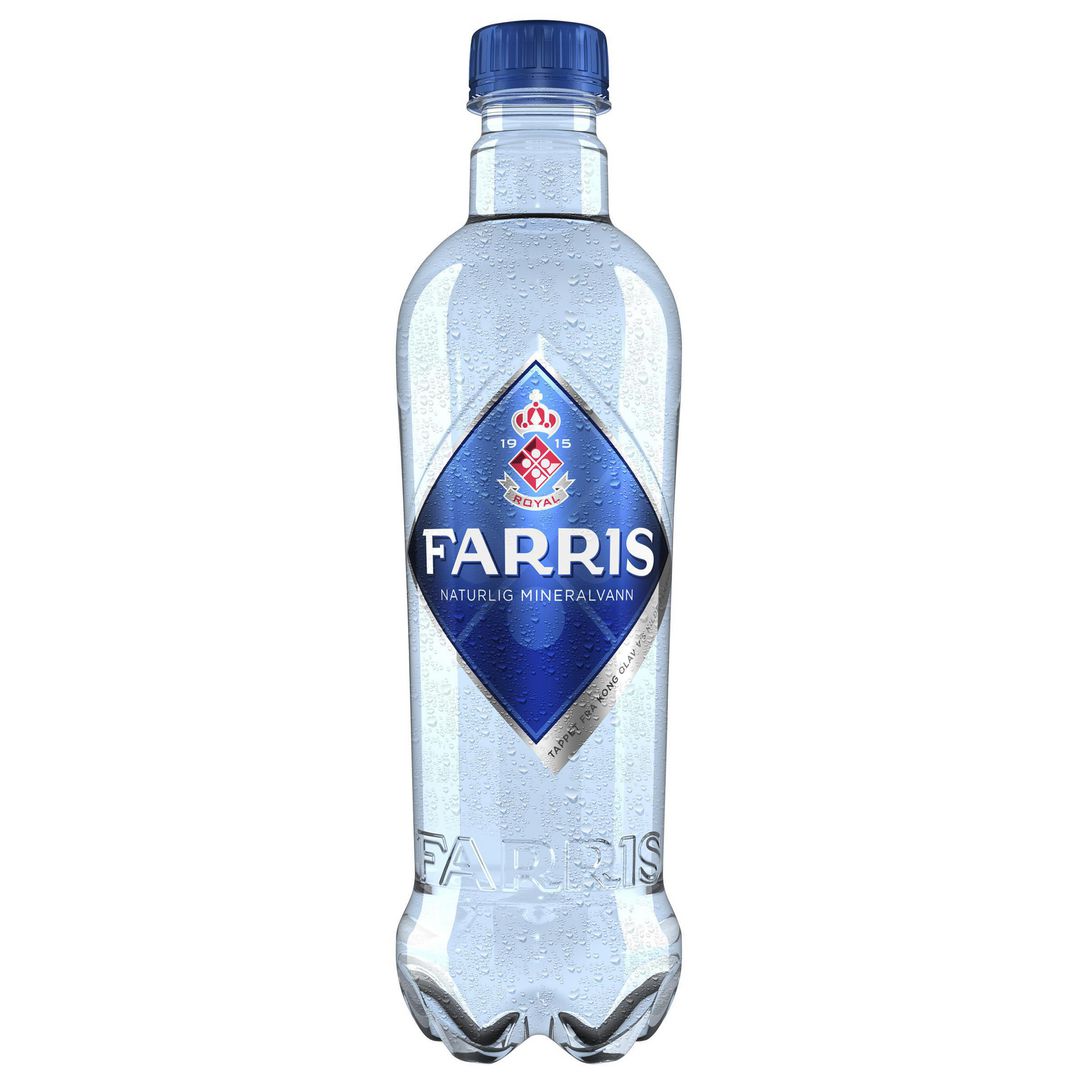Mineralvann Farris Naturell 0,5L (24 Stk)