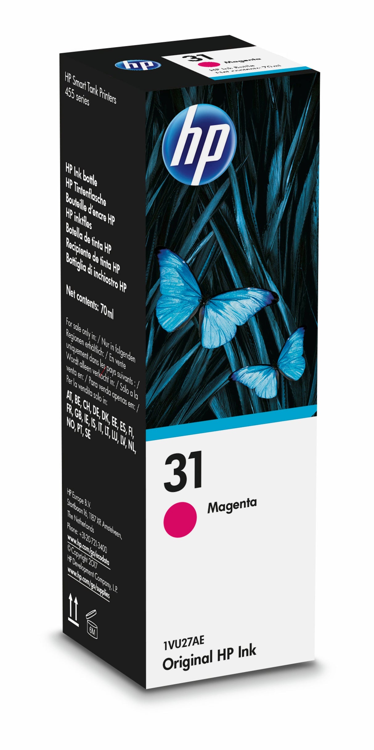 HP 1VU27AE magenta blekkpatron