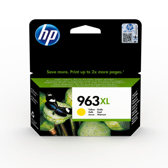 HP No963XL High Yield Gul Ink Cartridge 3JA29AE#BGX
