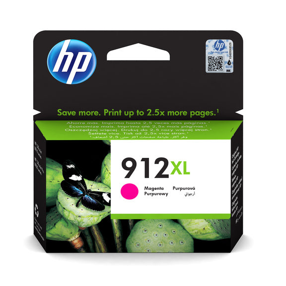 HP No912XL High Yield Magenta Ink Cartridge3YL82AE#NE1