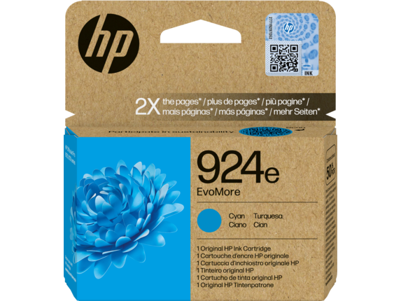 HP 4K0U7NE#CE1 cyan blekkpatron