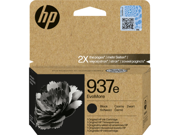 HP 937e EvoMore Sort blekkpatron 4S6W9NE#CE1