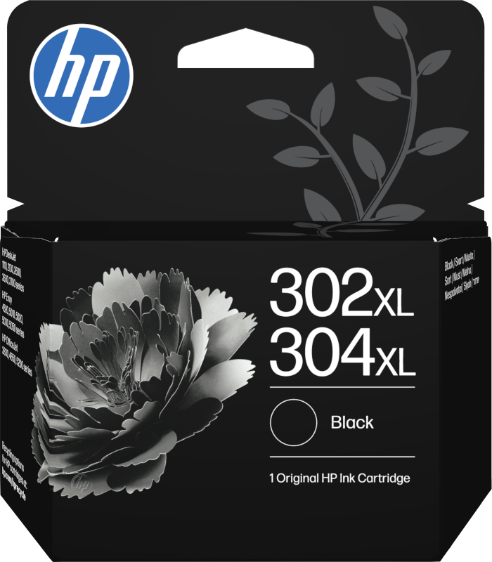 HP 302/304 Sort blekkpatron XL