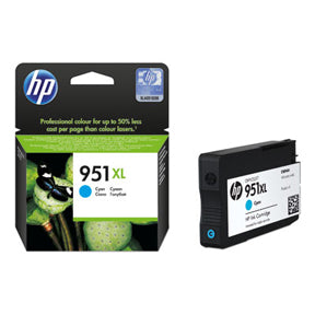HP CN046AE#BGX cyan blekkpatron