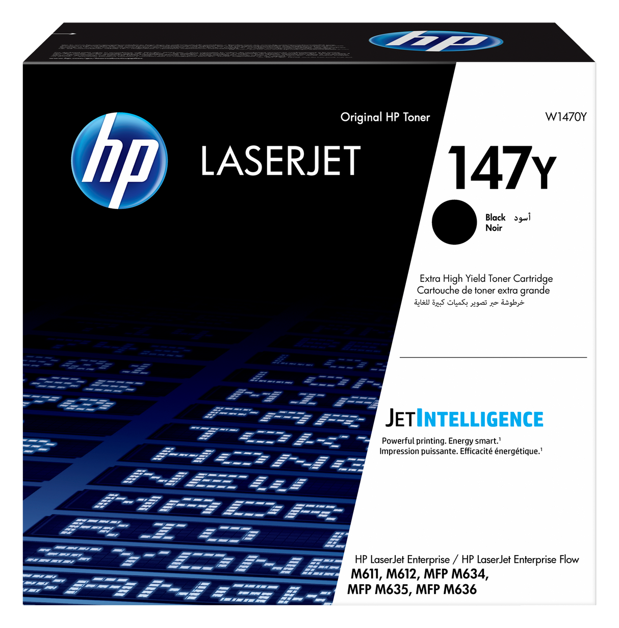 HP W1470Y sort tonerkassett