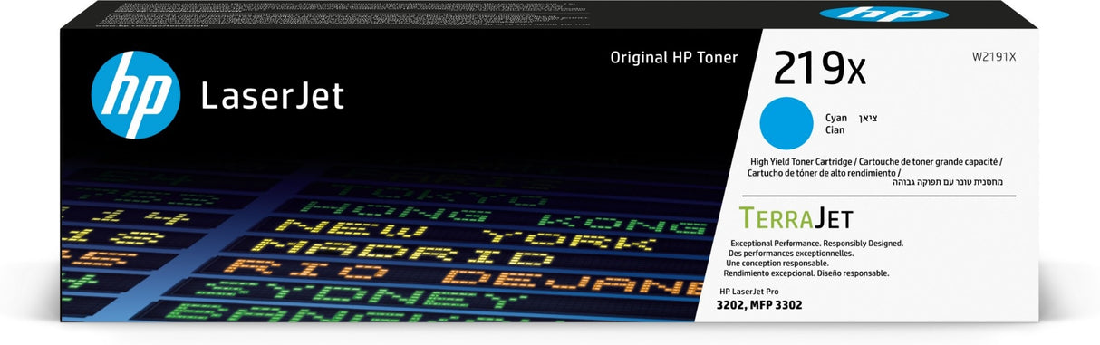 HP W2191X cyan tonerkassett