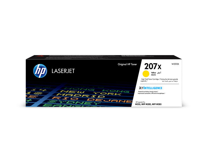 HP 207X Yellow tonerkassett W2212X