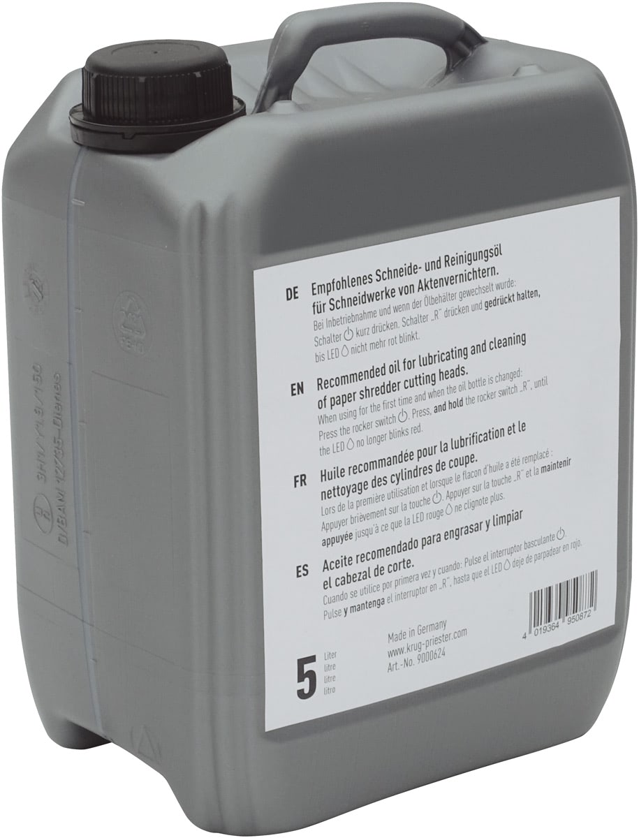 Olje til EBA Makuleringsmaskin, 5 liter