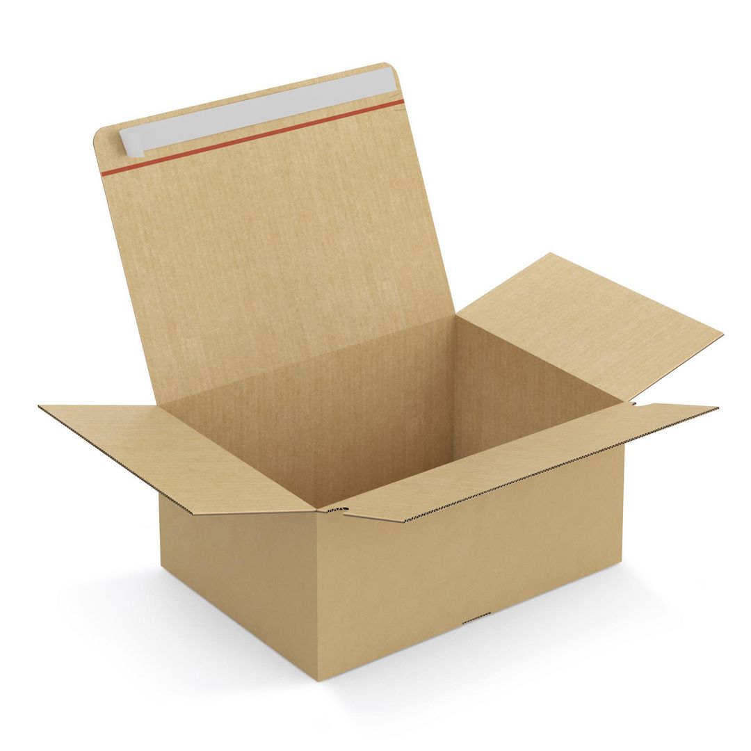 Pappeske automatbunn tape 43x31x20cm (20 stk)