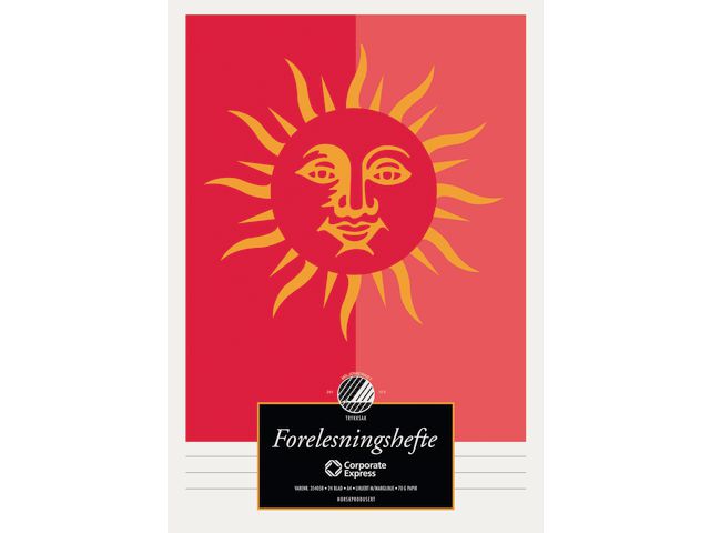 Forelesningshefte A4 70g 24bl linj. marg