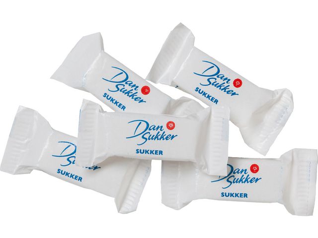 Sukkerbit DANSUKKER 2p hvit 4,4kg (1000)