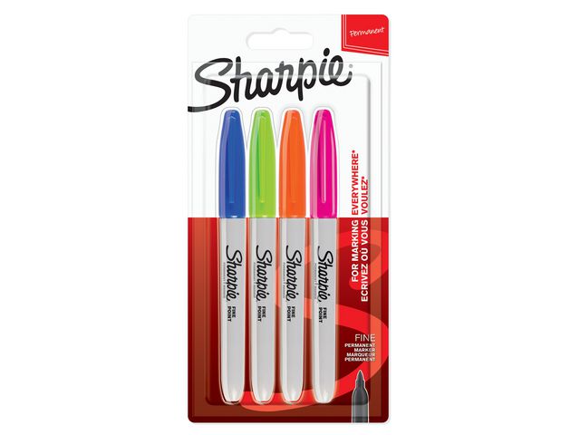 Merkepenn SHARPIE Fun ass. (4)