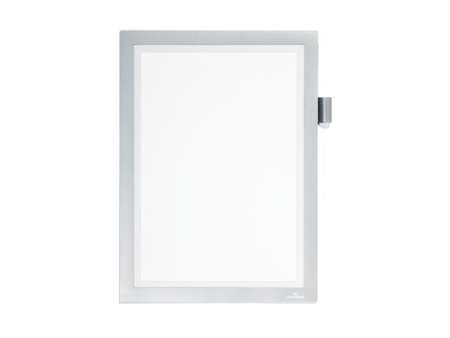 Ramme DURAFRAME NOTE A4 selvkleb. sølv