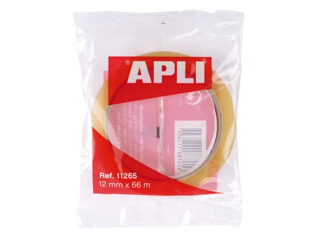 Disktape APLI 12mmx66m transp.