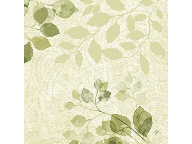 Serviett DUNISOFT 40cm Paisley leaf (60)