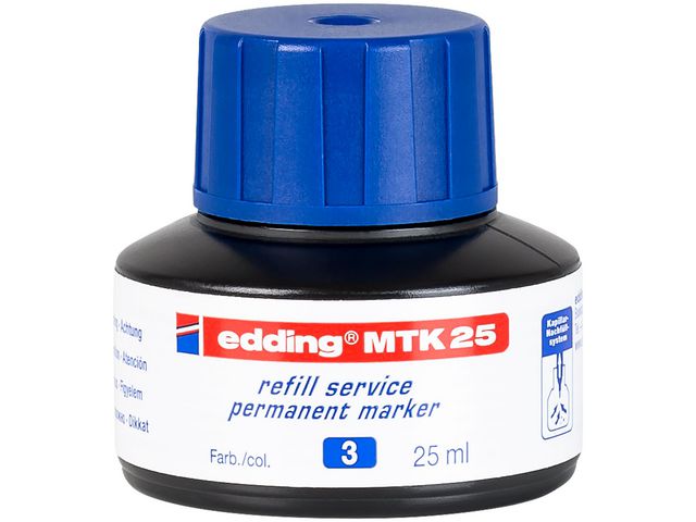 Refill EDDING MTK25 perman merkepenn blå