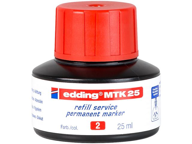 Refill EDDING MTK25 perman merkepenn rød