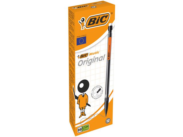 Trykkblyant BIC Matic 0,7 assortert (12)