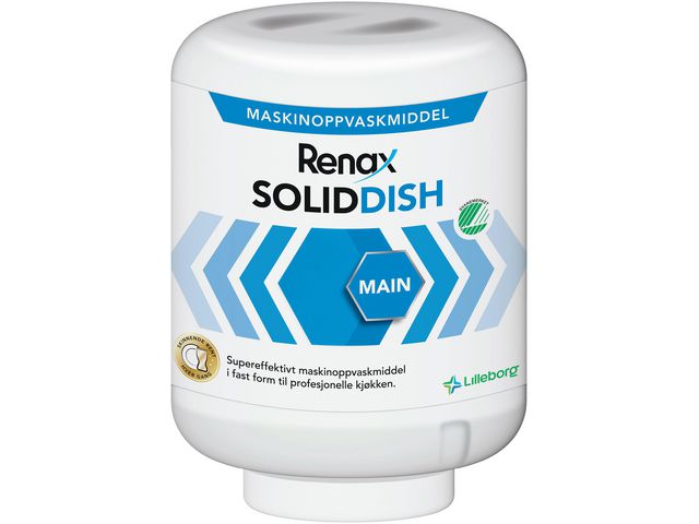 Maskinoppvask RENAX SolidDish Main 4kg
