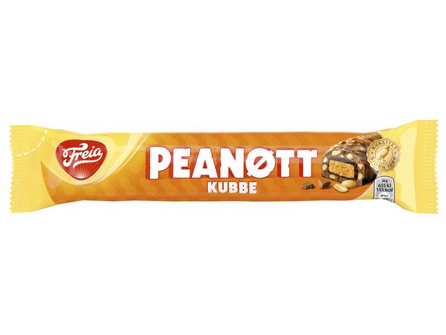 Sjokolade FREIA Peanøttkubbe 60g