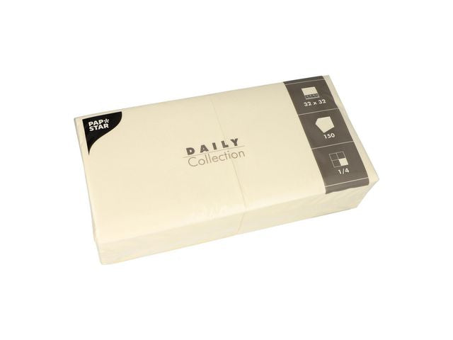 Serviett DAILY 2L 32x32cm krem (150)