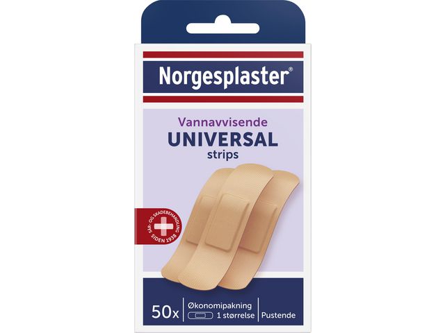 Plaster NORGESPLASTER Uni. Økonomi 50stk