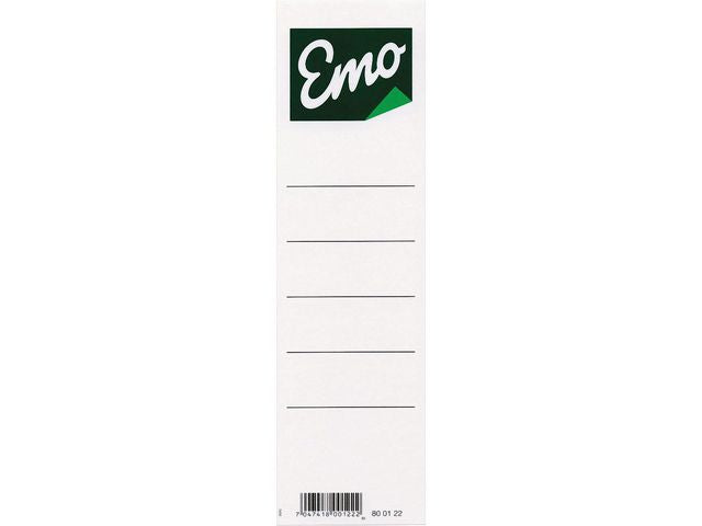 Ryggetikett EMO brevordner 54x190mm (10)