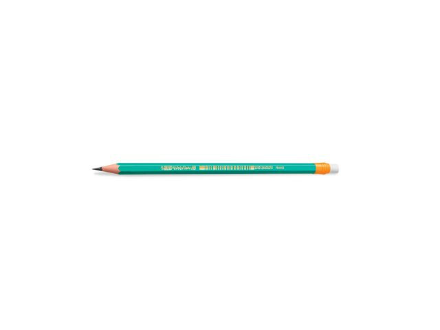 Blyant BIC ECOlution 655 HB m/viskelær
