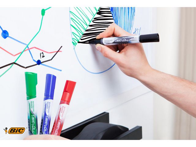 Whiteboardpenn BIC Velleda pocket grønn