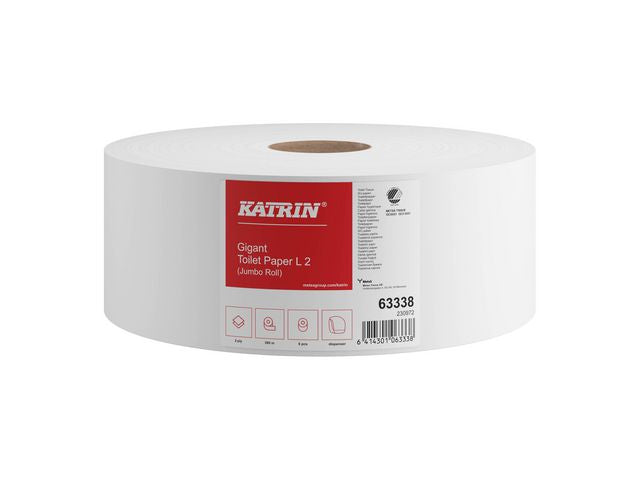 Toalettpapir KATRIN Gigant L 2L 380m (6)