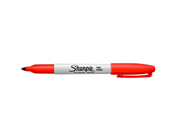 Merkepenn SHARPIE F rød