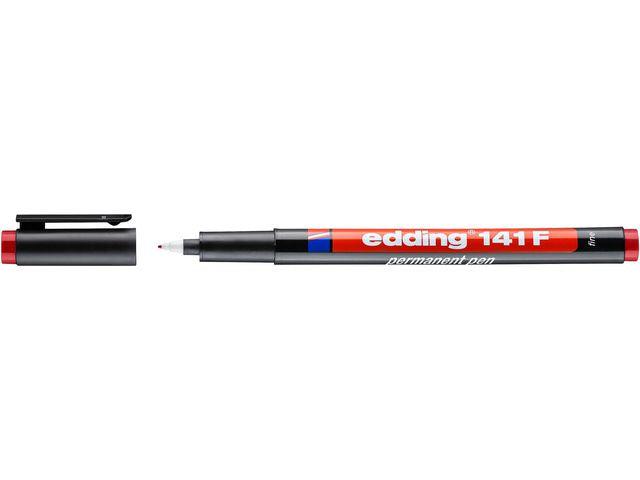 Overheadpenn EDDING 141F perm. rød