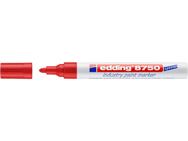 Paintmarker EDDING 8750 rød
