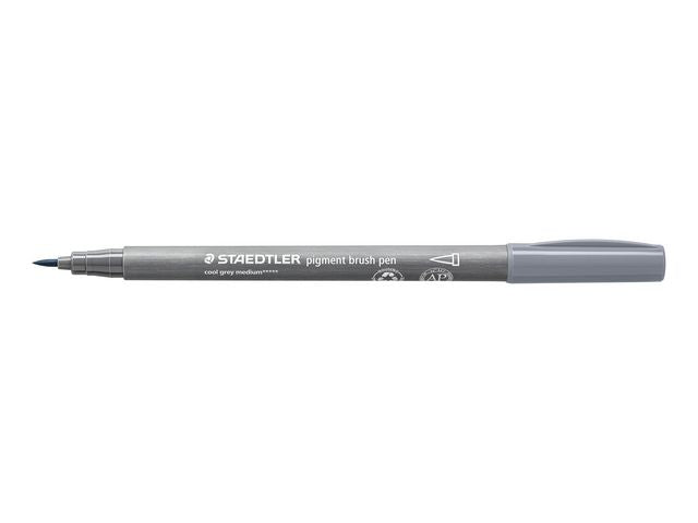 Fiberpenn STAEDTLER PL 371 brush grå