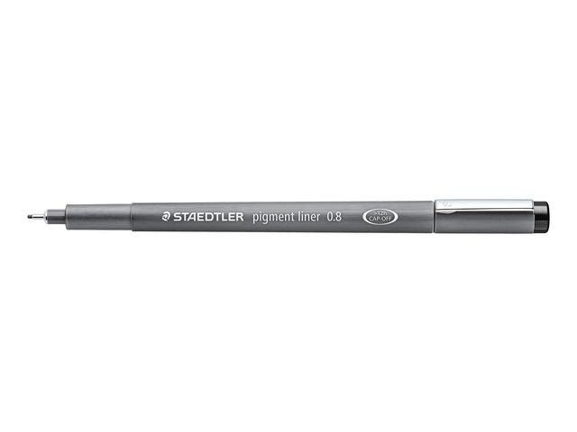 Fiberpenn STAEDTLER PL 308 0,8mm sort