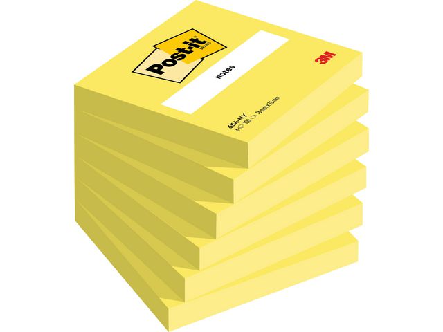 Notatblokk POST-IT 76x76 654 neongul
