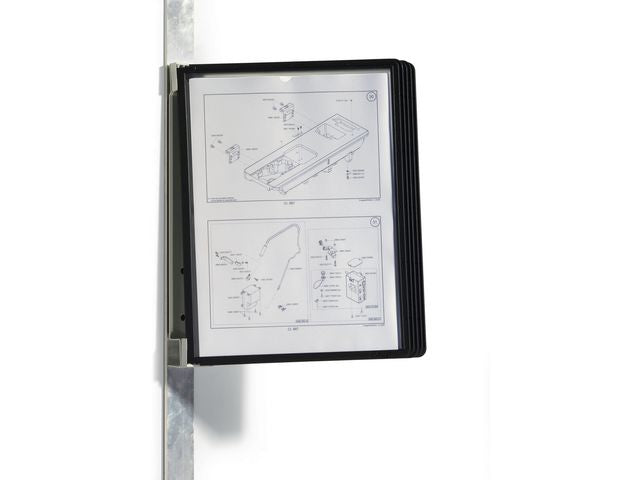 Veggstativ VARIO Magnet 5 lommer sort
