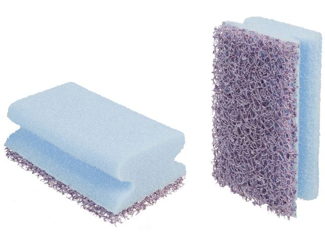 Skurepad Lilla/blå m/grep 70x130mm (6)