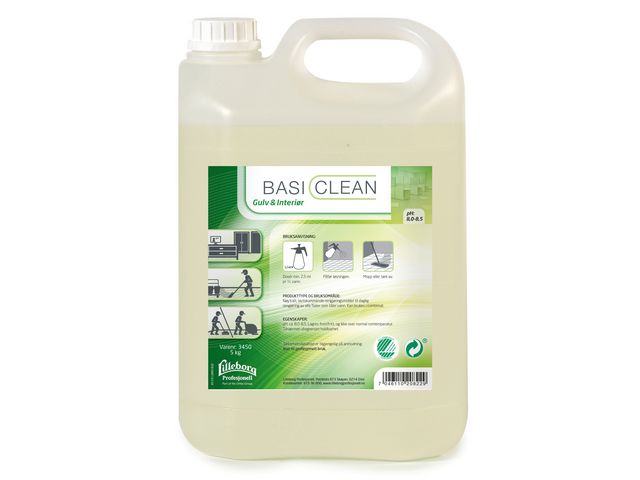 Rengjøring BASICLEAN gulv og interiør 5L