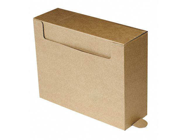 Arkivboks A4 315x95x255mm m/flapp syrefr