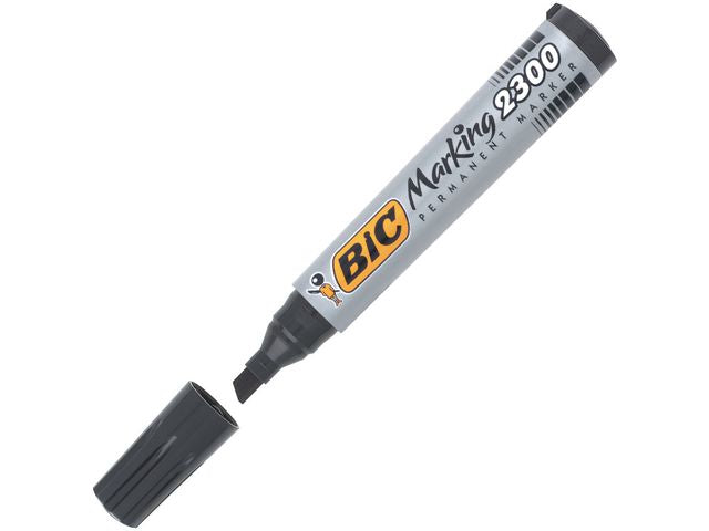 Merkepenn BIC Marking 2300 skrå sort
