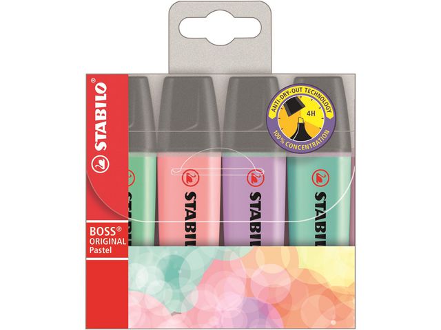 Tekstmarker STABILO Boss pastel (4)