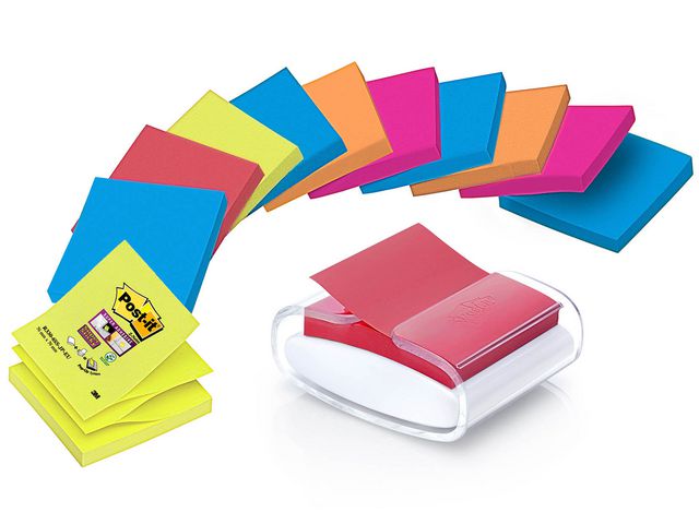 Dispenser POST-IT SS ZN 76x76 hvit