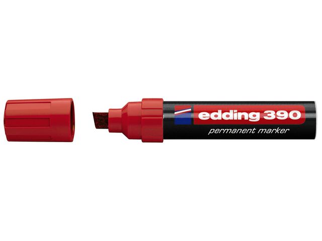 Merkepenn EDDING 390 skrå rød