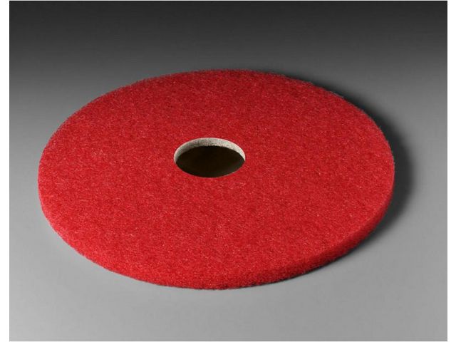 Gulvpad 3M 15" 380mm rød (5)