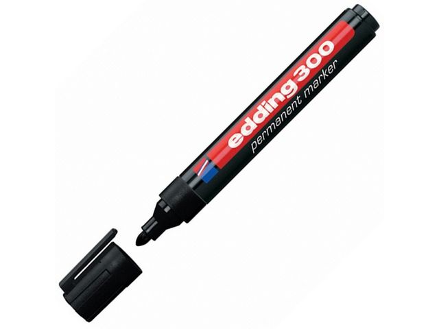 Merkepenn EDDING 300 rund sort