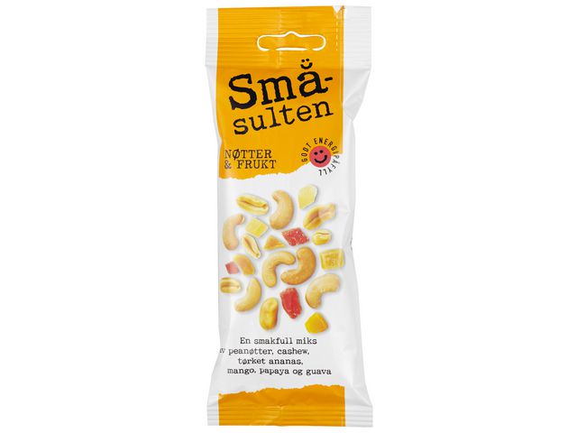 Nøtter Småsulten Frukt 60g
