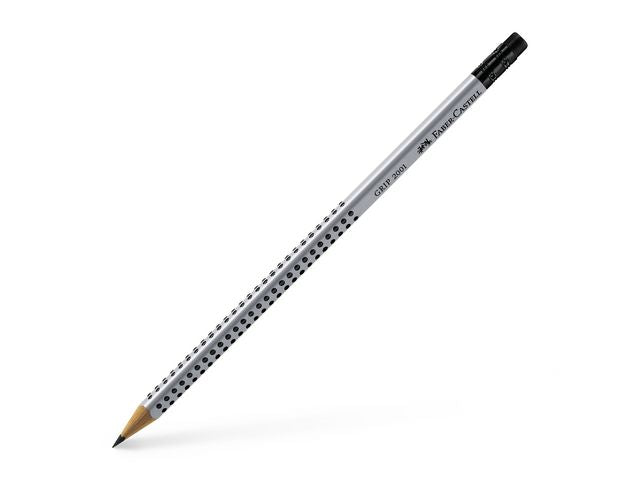 Blyant FABER-CASTELL Grip 2001 HB m/visk